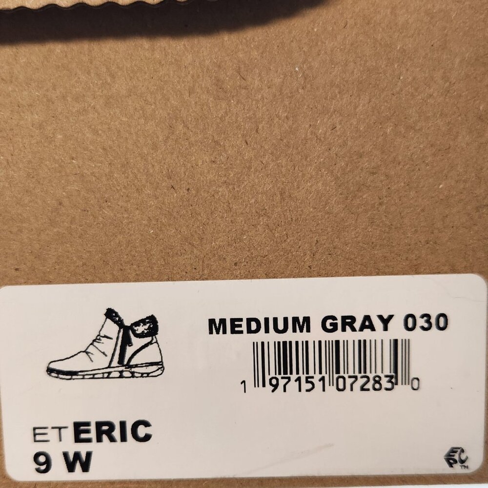 Earth Women's ERIC Casual Bootie Grey 9W Leather Suede Upper - Picture 7 of 7